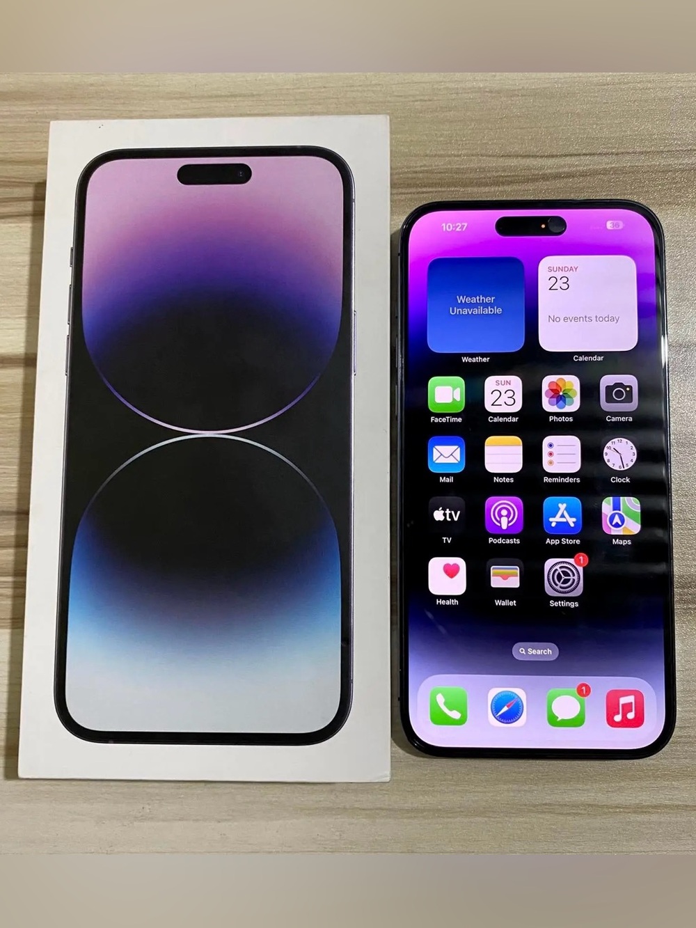 Apple iPhone 14 PRO - 256GB - UNLOCKED - 256GB DEEP PURPLE GREAT CONDITION